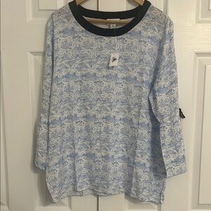 Disney Parks Riviera Toile Top Sz. XL NWT